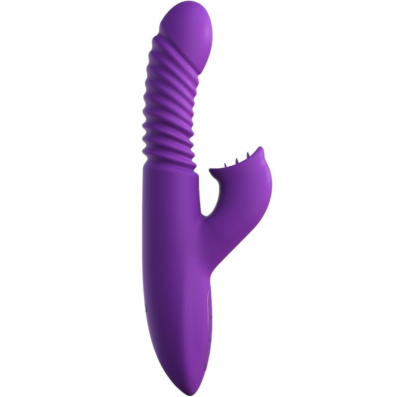 STIMOLATORE CLITORIDEO CON OSCILLAZIONE, RISCALDAMENTO E VIBRAZIONE, VIOLA