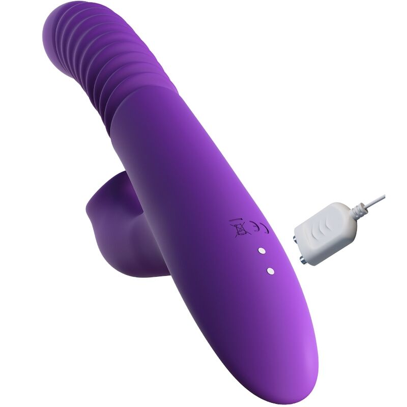 STIMOLATORE CLITORIDEO CON OSCILLAZIONE, RISCALDAMENTO E VIBRAZIONE, VIOLA