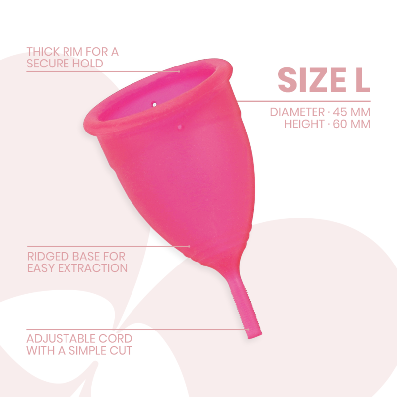 INTIMICHIC - COPPA MESTRUALE IN SILICONE MEDICO TAGLIA L
