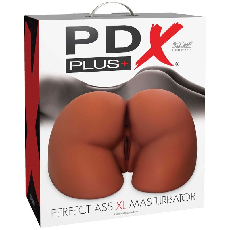 PDX PLUS - PERFECT ASS XL  MASTURBATORE CULO REALISTICO DOPPIA ENTRATA CARAMEL