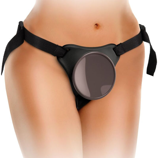 KING COCK - ELITE DELUXE KIT HARNESS REGOLABILE CON ANELLO PER TESTICOLI E DILDO 20,3 CM