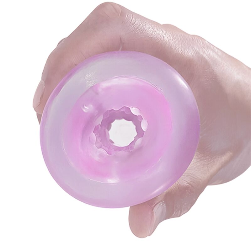 PRETTY LOVE - MASTURBATORE MASCHILE CON SPIRALE INTERNA E SFERA ROTANTE ROSA