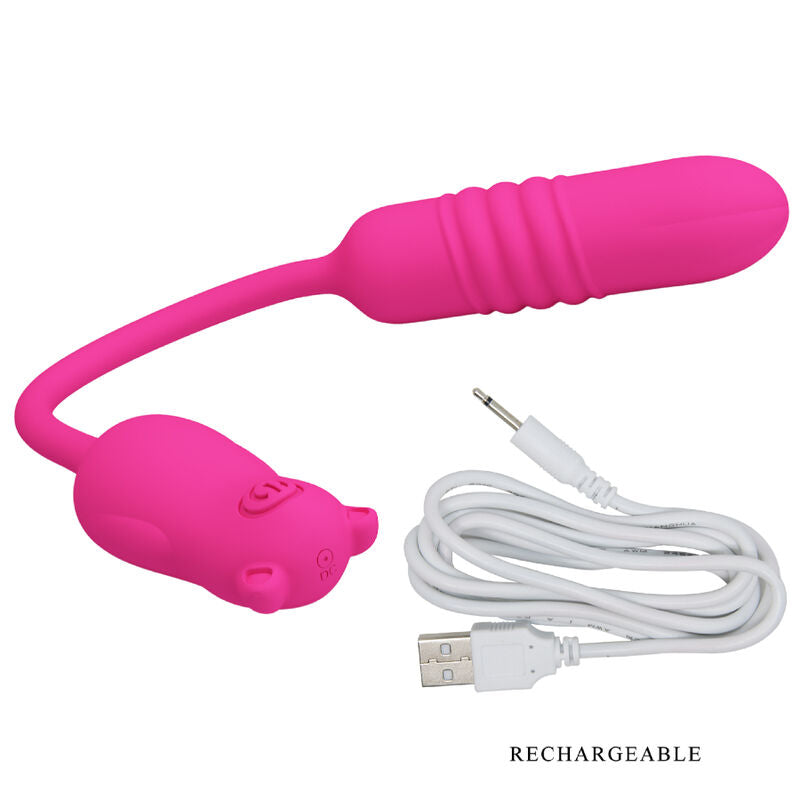 PRETTY LOVE - BULLET NOBIKUMA VIBRANTE IN SILICONE ROSA