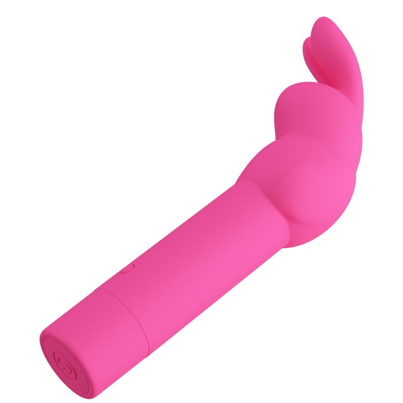 PRETTY LOVE - GERARDO VIBRATORE IN SILICONE CON RABBIT  FUCSIA 