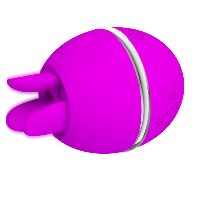 PRETTY LOVE - VIBRATORE TONDO GEMINI BALL IN SILICONE FUCSIA