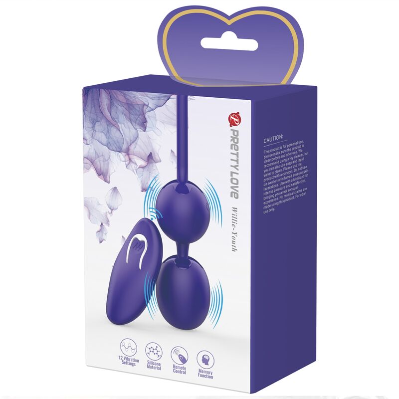 PRETTY LOVE - PALLINE WILLIE YOUTH VIBRANTI CON TELECOMANDO VIOLA