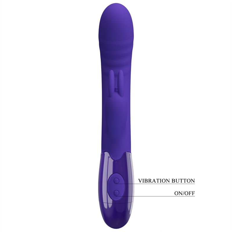PRETTY LOVE - VIBRATORE CERBERUS YOUTH VIOLATING CON RABBIT 30 FUNZIONI VIOLA