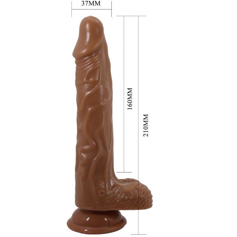 DILDO REALISTICO VIBRANTE, ROTAZIONE AVANZATA, VENTOSA MANI LIBERE