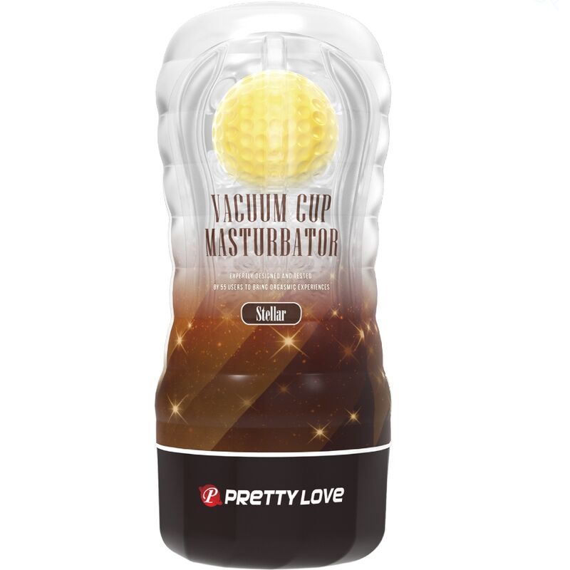 PRETTY LOVE - TUBO MASTURBATORE VACUUM CUP STELLAR A SFERA ROTANTE
