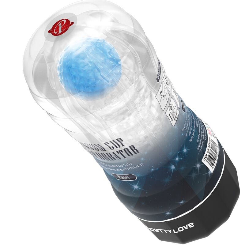 PRETTY LOVE - TUBO MASTURBATORE VACUUM CUP PLANET A SFERA ROTANTE