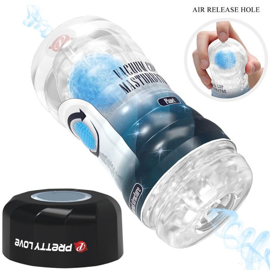 PRETTY LOVE - VACUUM CUP PLANET TUBO MASTURBATORE A SFERA ROTANTE 