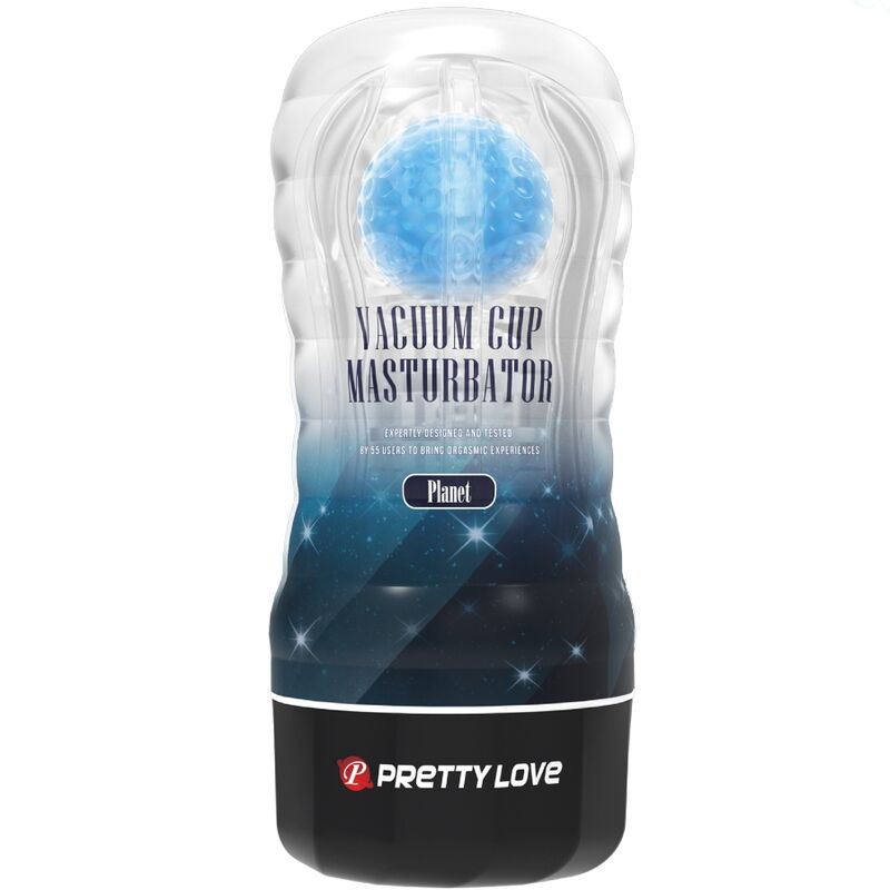 PRETTY LOVE - TUBO MASTURBATORE VACUUM CUP PLANET A SFERA ROTANTE