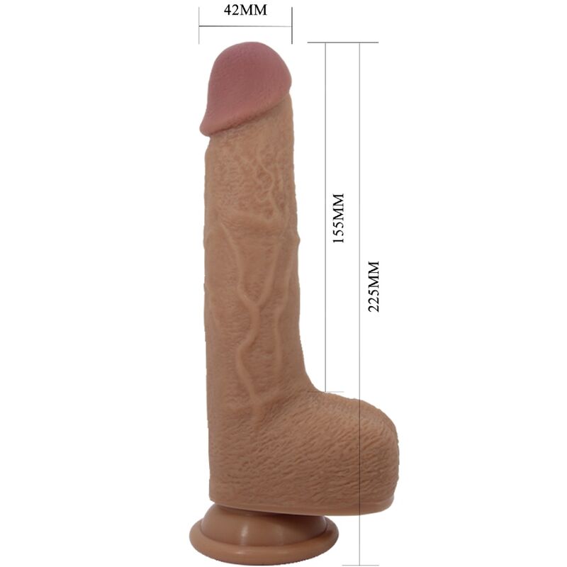 PRETTY LOVE - DILDO REALISTICO TOMMY VIBRANTE 22,5 CM
