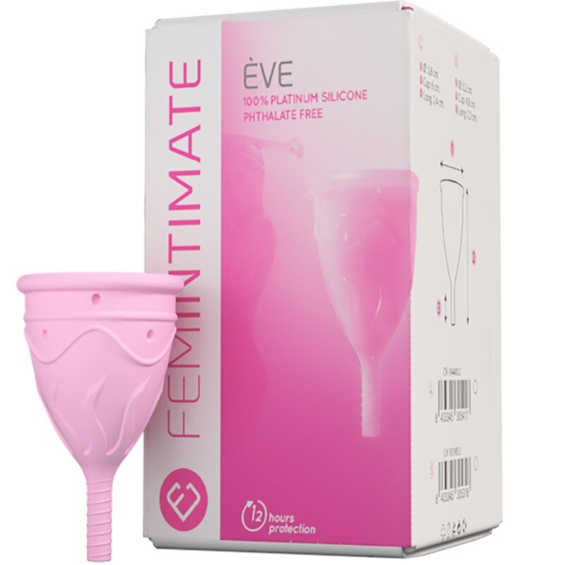 COPPETTA MESTRUALE IN SILICONE MEDICALE, PROTEZIONE 12 ORE, RIUTILIZZABILE ED ECOLOGICA