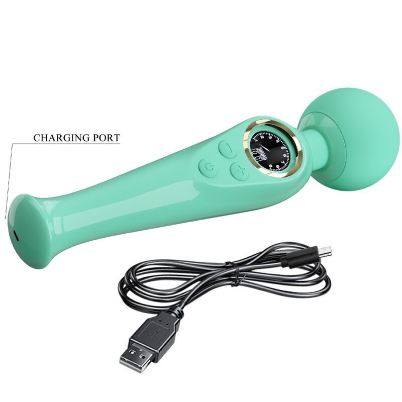 PRETTY LOVE - SKYLER VIBRATORE WAND VERDE
