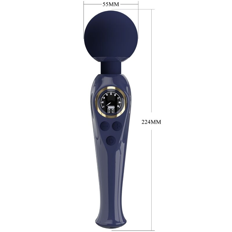 PRETTY LOVE - SKYLER VIBRATORE WAND BLU