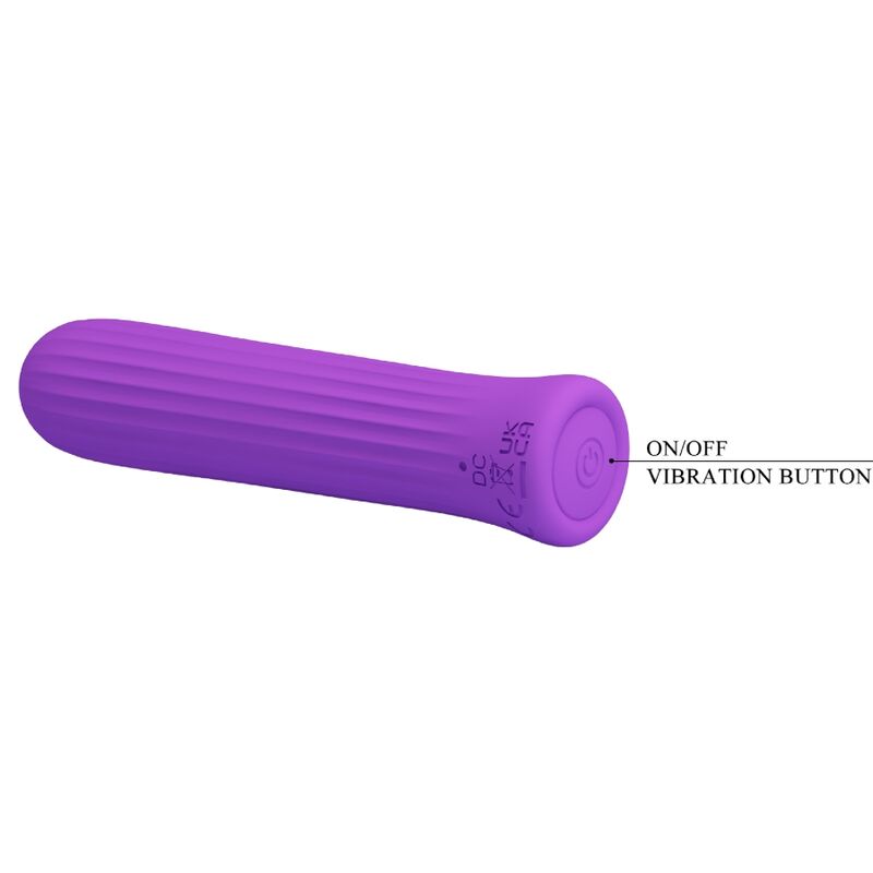 PRETTY LOVE - VIBRATORE BISHOP STIMOLATORE PUNTO G 30 FUNZIONI VIOLA