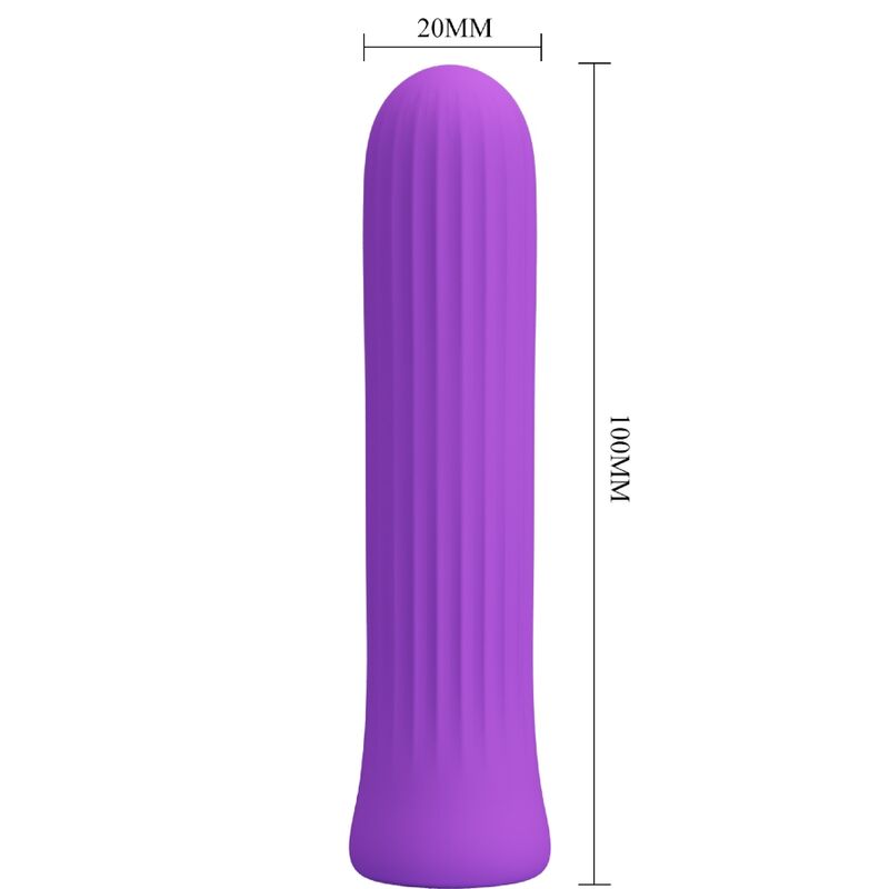 PRETTY LOVE - VIBRATORE BISHOP STIMOLATORE PUNTO G 30 FUNZIONI VIOLA