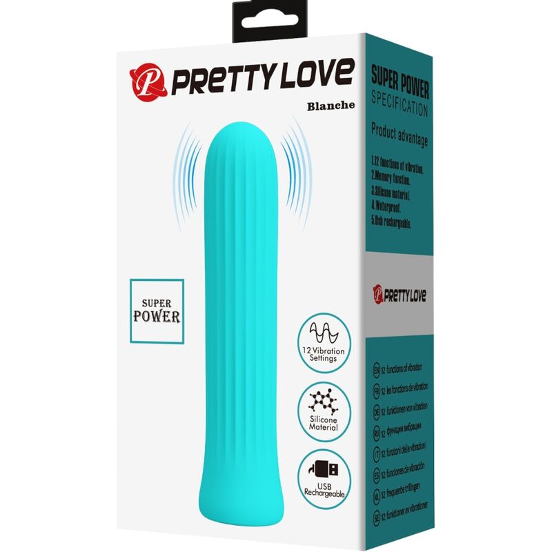 PRETTY LOVE - VIBRATORE BLANCHE BLU