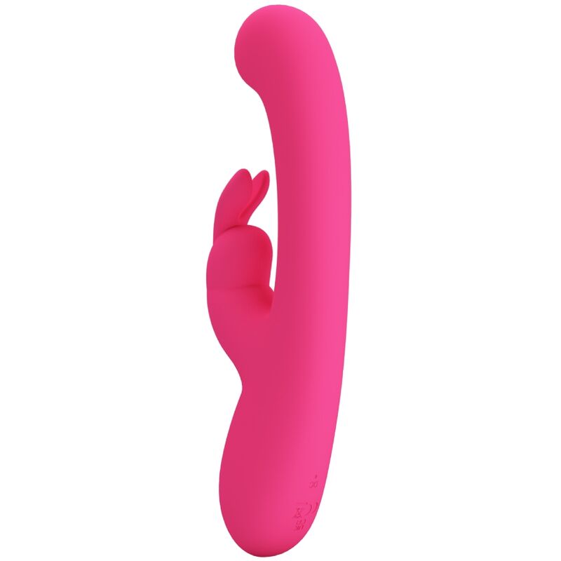 PRETTY LOVE - VIBRATORE LAMAR STIMOLATORE PUNTO G CON RABBIT ROSA