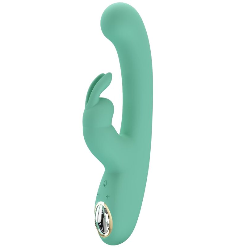 PRETTY LOVE - VIBRATORE LAMAR STIMOLATORE PUNTO G CON RABBIT VERDE
