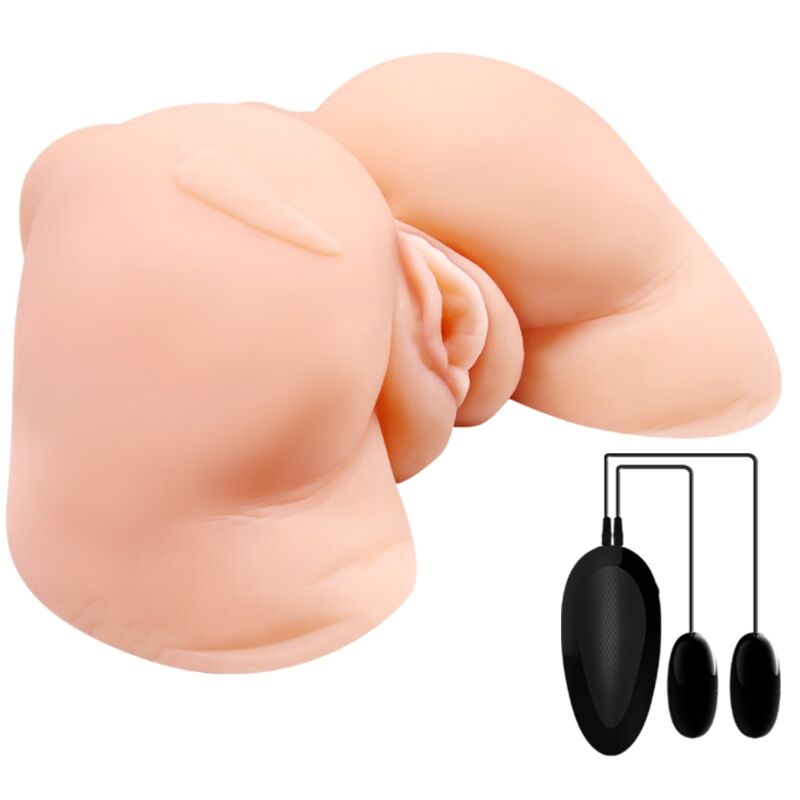 CRAZY BULL - MASTURBATORE REALISTICO VIBRANTE CON VAGINA E ANO 