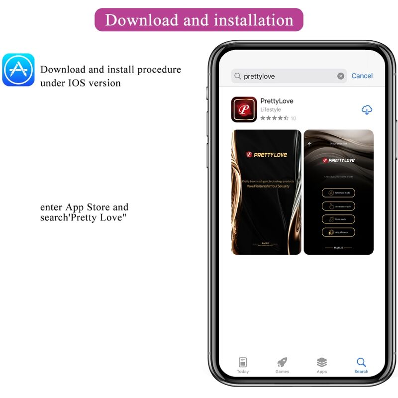 PRETTY LOVE - OVETTO CATALINA VIBRANTE RICARICABILE APP LONG DISTANCE ROSA