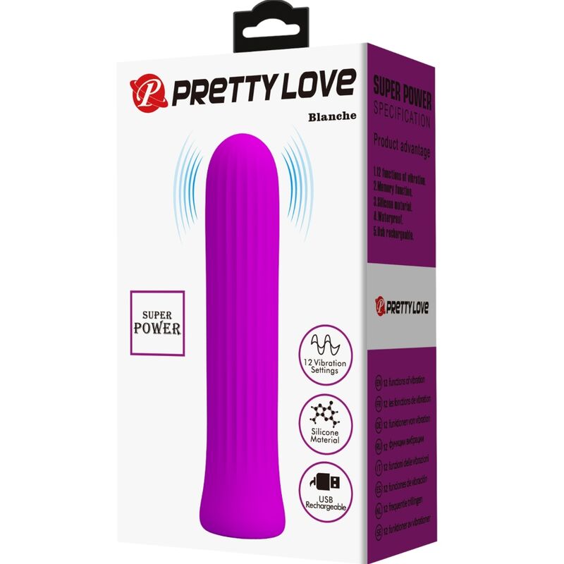 PRETTY LOVE - VIBRATORE BLANCHE ROSA