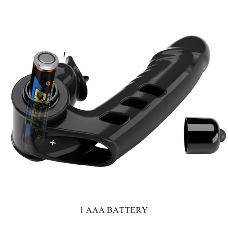 PRETTY LOVE - DITALE STIMOLATORE CORBIN VIBRANTE NERO