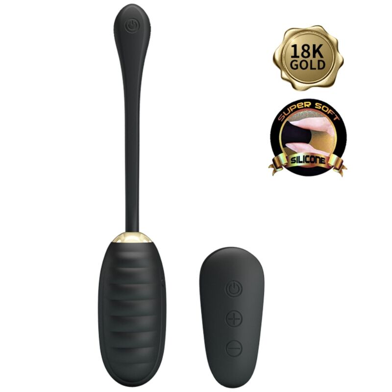 PRETTY LOVE - OVETTO DOREEN LUXURY VIBRANTE RICARICABILE CON TELECOMANDO NERO