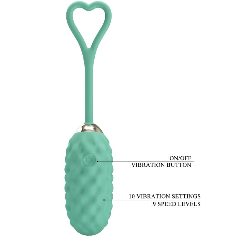 PRETTY LOVE - OVETTO VIVIAN VIBRANTE CON TELECOMANDO VERDE