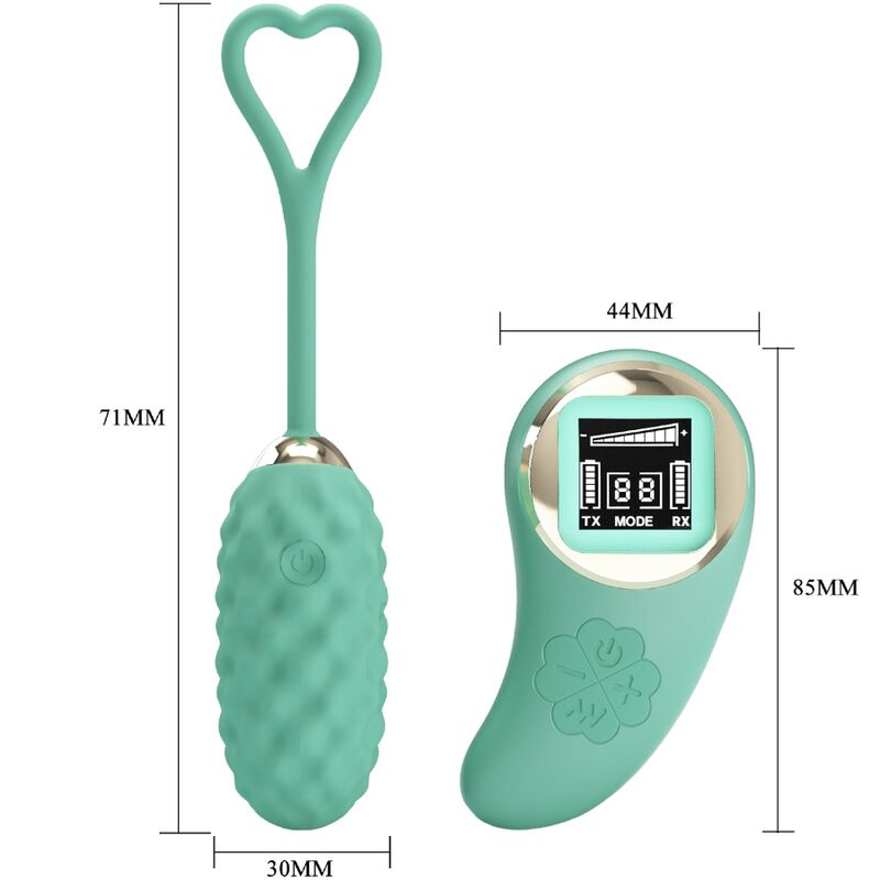 PRETTY LOVE - OVETTO VIVIAN VIBRANTE CON TELECOMANDO VERDE