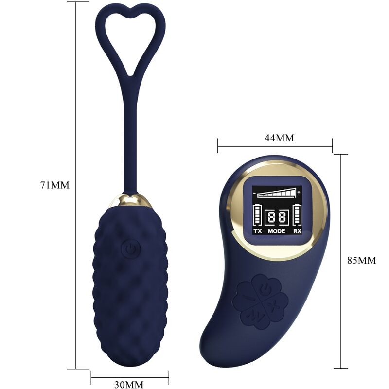 PRETTY LOVE - OVETTO VIVIAN VIBRANTE CON TELECOMANDO BLU