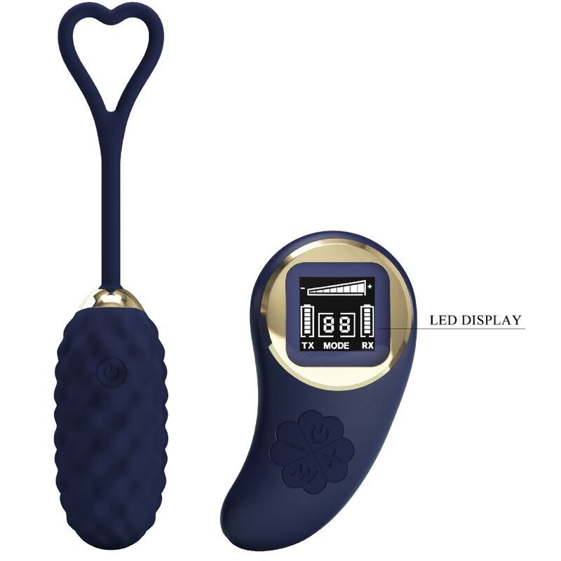 PRETTY LOVE - OVETTO VIVIAN VIBRANTE CON TELECOMANDO BLU