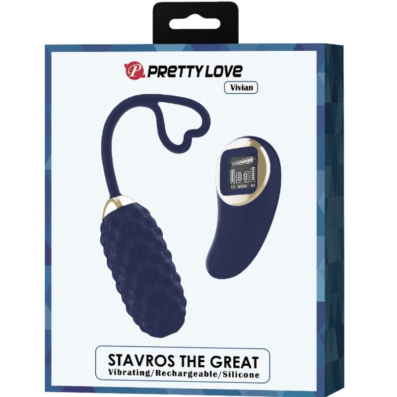 PRETTY LOVE - OVETTO VIVIAN VIBRANTE CON TELECOMANDO BLU