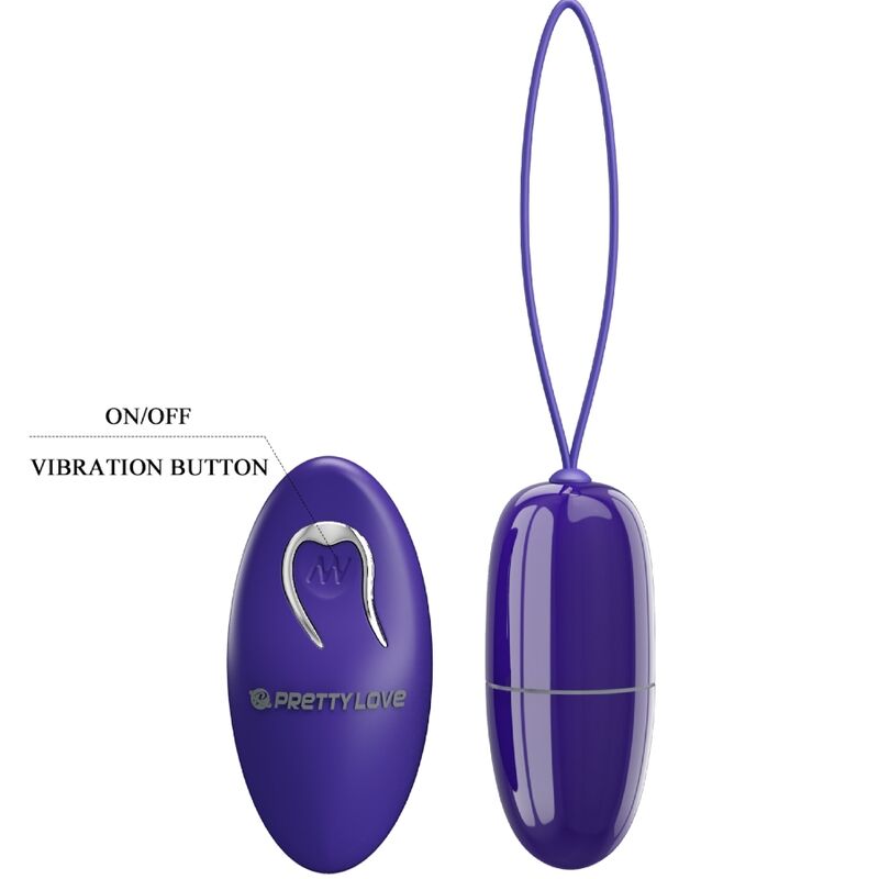 PRETTY LOVE - OVETTO SELKIE YOUTH VIOLATING MINI VIBRANTE CON TELECOMANDO VIOLA