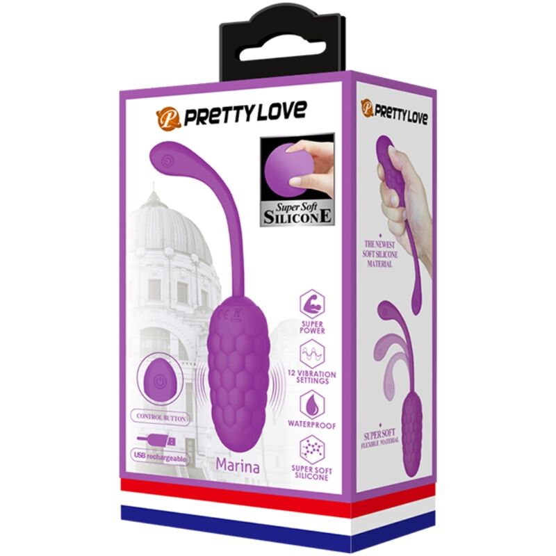 PRETTY LOVE - OVETTO MARINE VIBRANTE CON TEXTURE RICARICABILE VIOLA