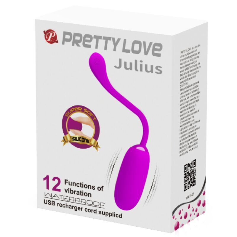 PRETTY LOVE - OVETTO JULIUS VIBRANTE RICARICABILE IMPERMEABILE FUCSIA