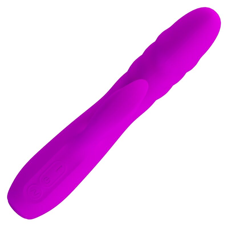 PRETTY LOVE - VIBRATORE MELANIE CON RABBIT RICARICABILE VIOLA