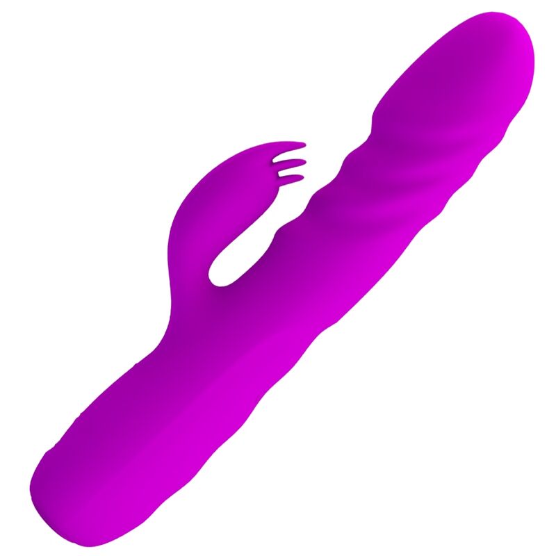PRETTY LOVE - VIBRATORE MELANIE CON RABBIT RICARICABILE VIOLA