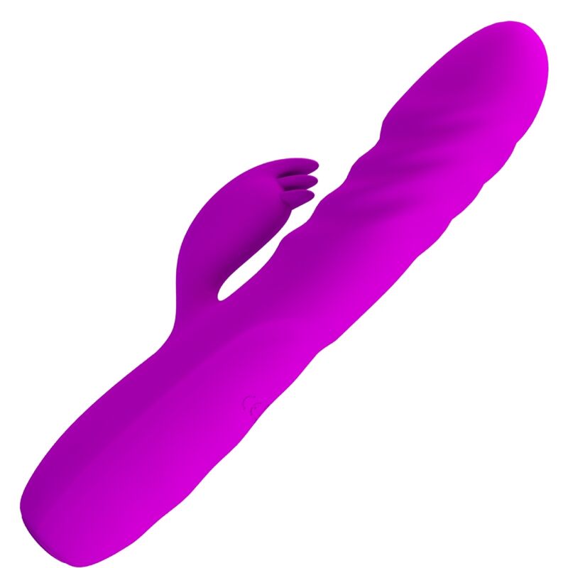 PRETTY LOVE - VIBRATORE MELANIE CON RABBIT RICARICABILE VIOLA