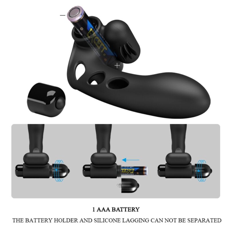 PRETTY LOVE - DITALE STIMOLATORE ORLANDO VIBRANTE NERO