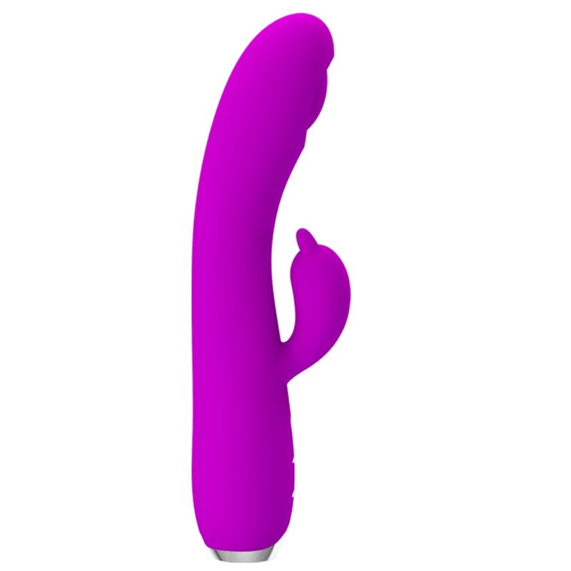 PRETTY LOVE - VIBRATORE REGINA CON SUCCHIATORE A ONDE PULSATE  RICARICABILE VIOLA