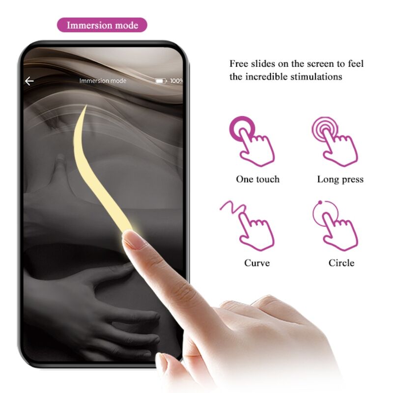 PRETTY LOVE - PALLINE ELVIRA VIBRANTI  RICARICABILI CON APP VIOLA