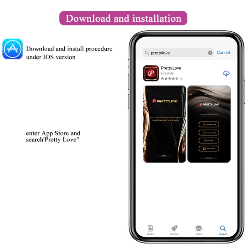 PRETTY LOVE - PALLINE ELVIRA VIBRANTI  RICARICABILI CON APP VIOLA