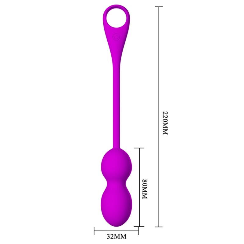 PRETTY LOVE - PALLINE ELVIRA VIBRANTI  RICARICABILI CON APP VIOLA