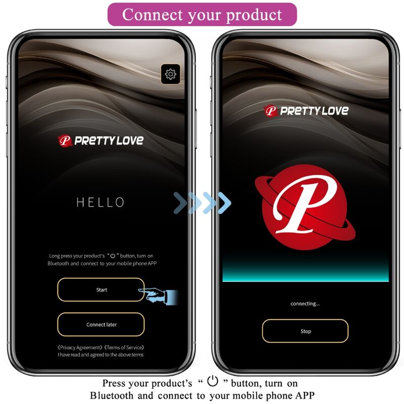 PRETTY LOVE - NYMPH OVETTO VIBRANTE  CON APP LONG DISTANCE FUCSIA