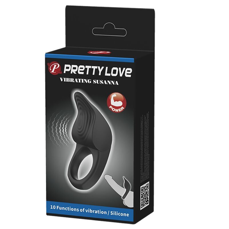 PRETTY LOVE - ANELLO PENE SUSANNA VIBRANTE NERO