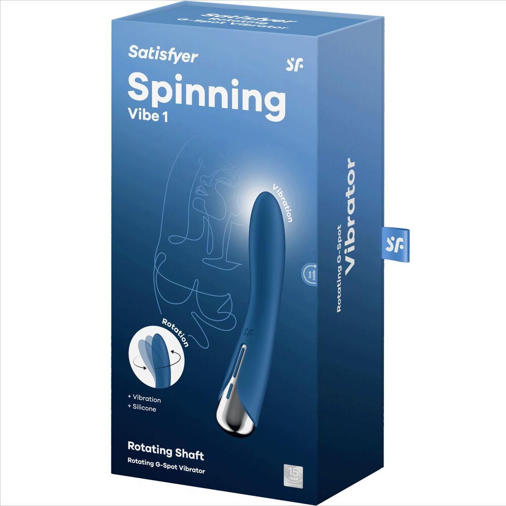 SATISFYER - SPINNING VIBE 1 ROTATORE E VIBRATORE PUNTO G ROSSO