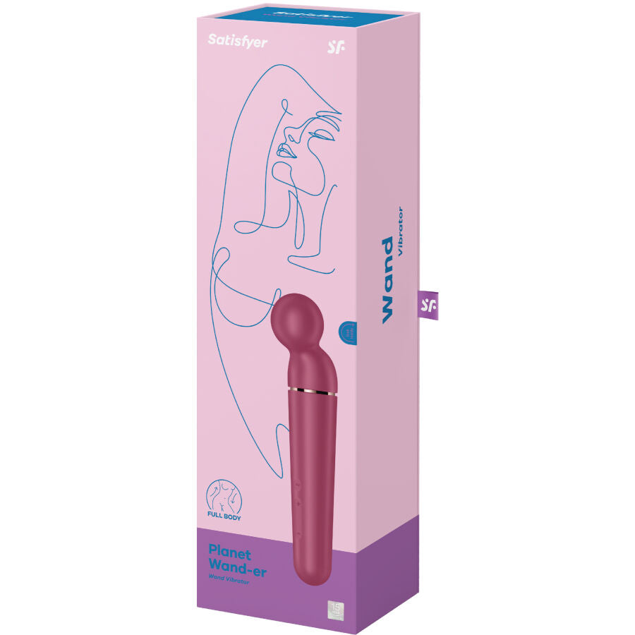 SATISFYER - PLANET WAND-ER MASSAGGIATORE VIBRATORE VIOLA